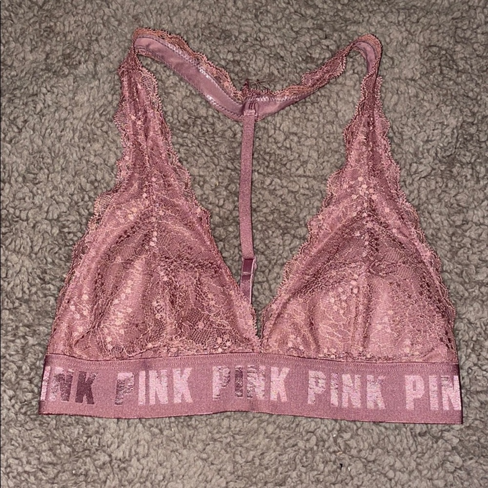 PINK T-back bralette
